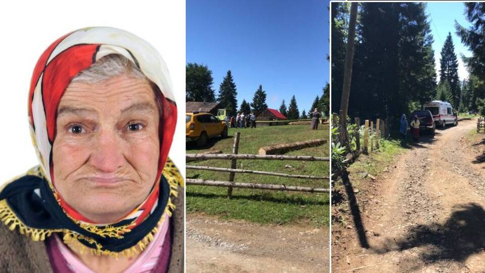 Yaşlı kadının yaylada feci sonu!