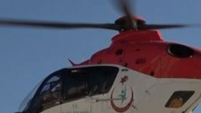 Ambulans helikopter 3 hayatı kurtardı