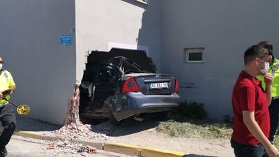 Yatak odasına girdi, faciadan dönüldü