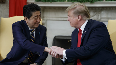 Trump'tan Abe yorumu: Japonya'nın en iyi başbakanı!