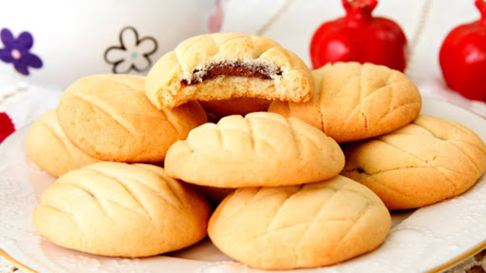 Nefis çikolata dolgulu kurabiye tarifi