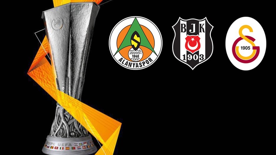 Beşiktaş, G.Saray ve Alanya'nın rakipleri belli oldu!