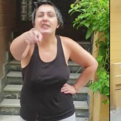 Kamerayı görünce saldırdı!