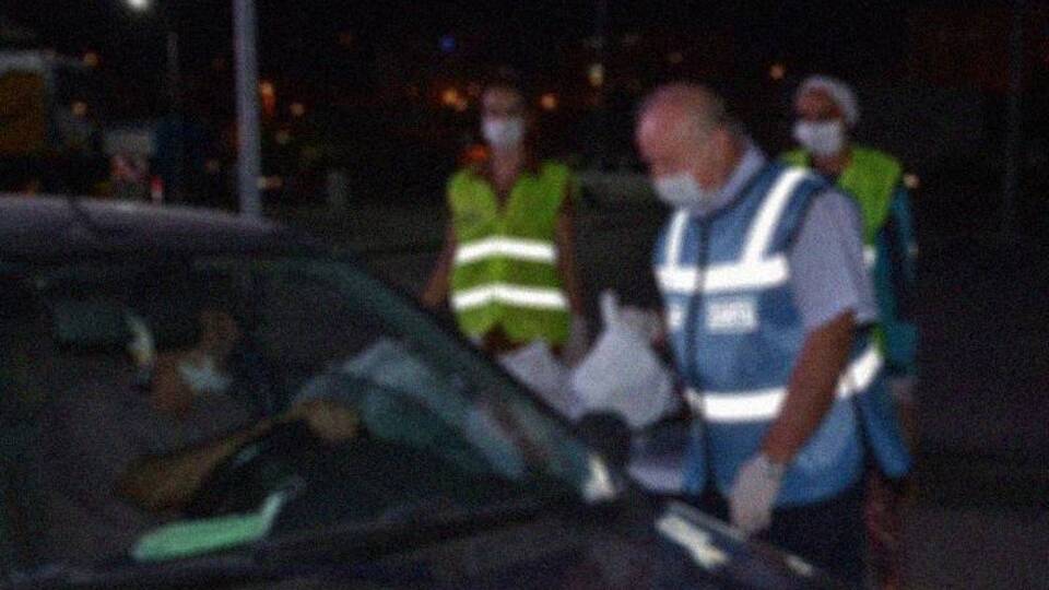 Korona denetimindeki zabıta pozitif çıktı