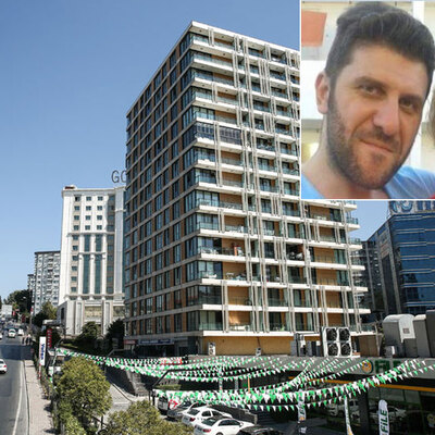 Lüks rezidansta feci ölüm! 15. Kattan başına cam düştü!