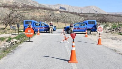 Gümüşhane'de koronavirüs karantinaları
