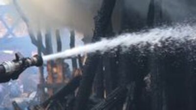 Bolu'da korkutan yangın