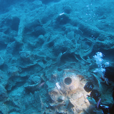 Kum örtüsü aralanınca Osmanlı savaş gemisi ortaya çıktı!