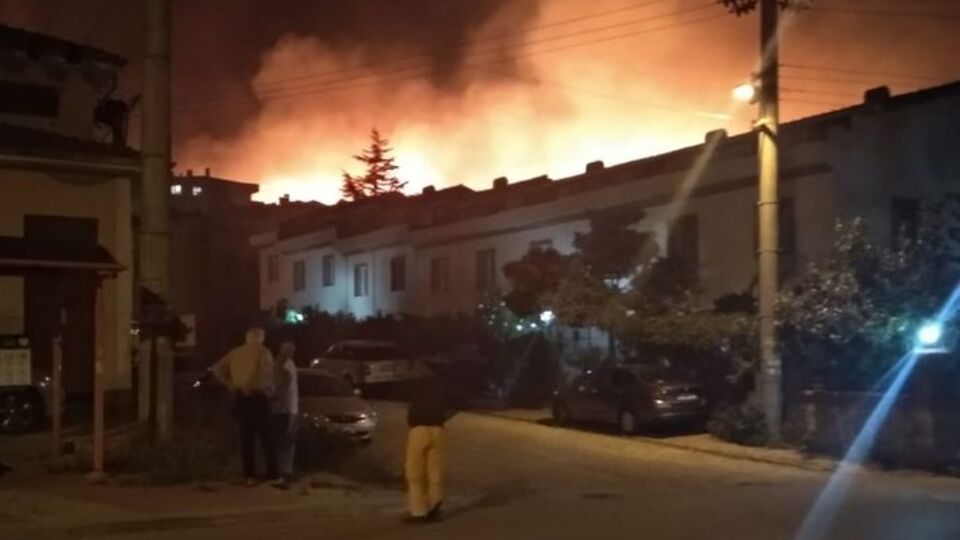 Armutlu'da korku dolu anlar!