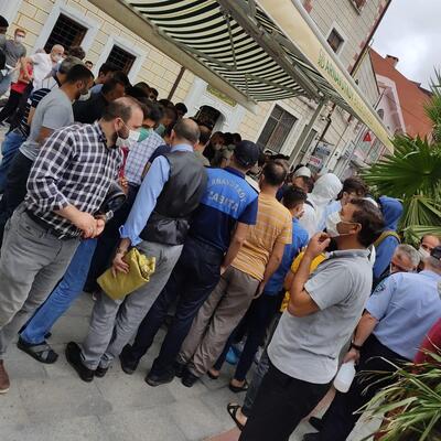 Arnavutköy'de korona aşuresi!