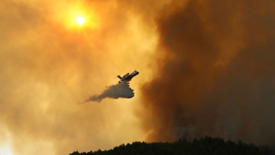Hatay'daki yangın yeniden alevlendi!