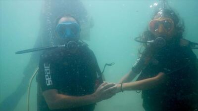 Saros Körfezi'nde romantik teklif