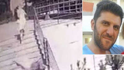 15'nci kattan üzerine cam düşmüştü! Kahreden görüntü!