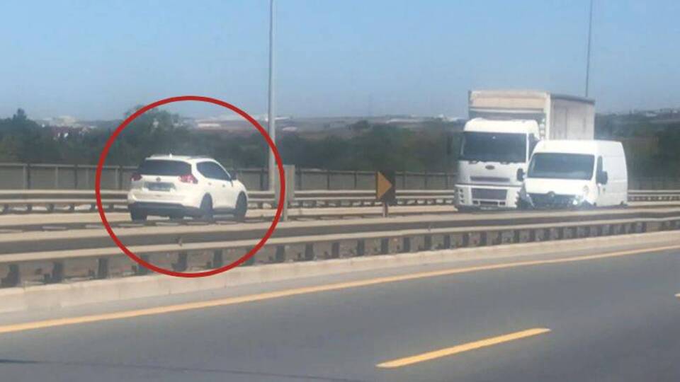 Yürekleri ağza getirdi! Ters yönde tam gaz