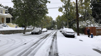 ABD'de sıcaklıklar 33 derece birden düştü, bir gece kış geldi!