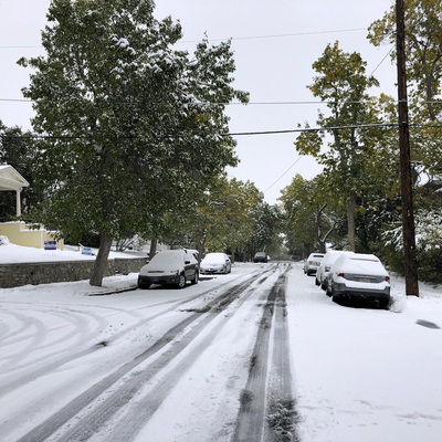 ABD'de sıcaklıklar 33 derece birden düştü, bir gece kış geldi!