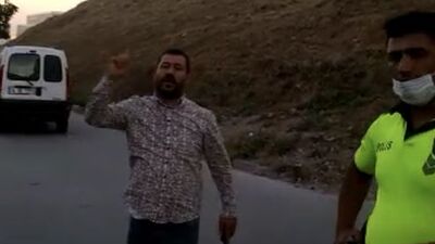 Polise bağırdı: "Birinizi öldüreceğim!" Şehir zorbası!