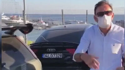 "Aracını parçaladım gel çek!"