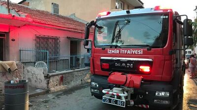İzmir'de yangın paniği