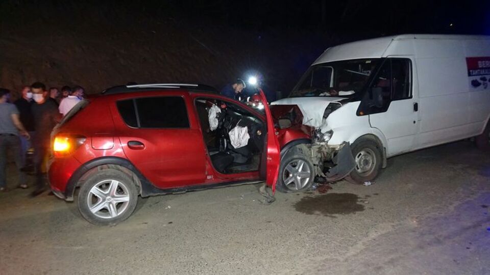 Kalp krizi geçiren sürücü kazada yaşamını yitirdi