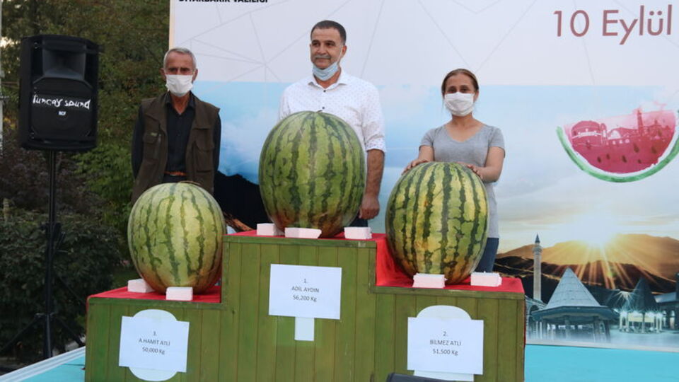 Diyarbakır'ın rekortmen karpuzu