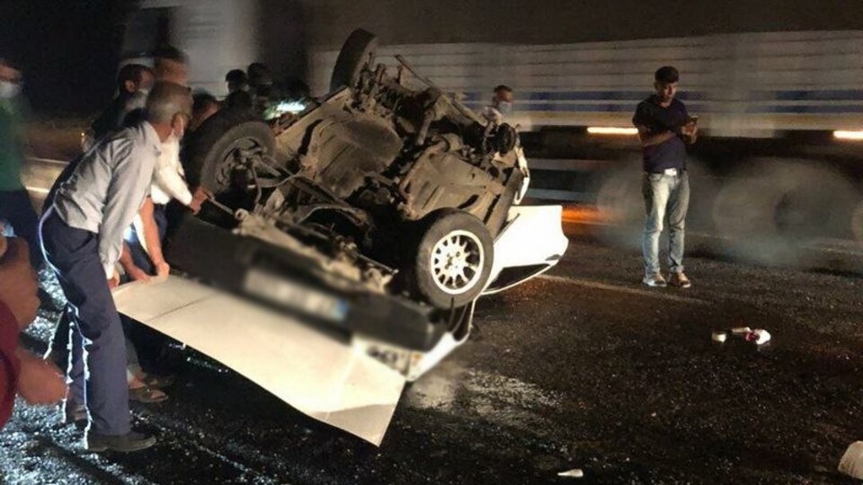 Adıyaman'da otomobil takla attı: 1 ölü