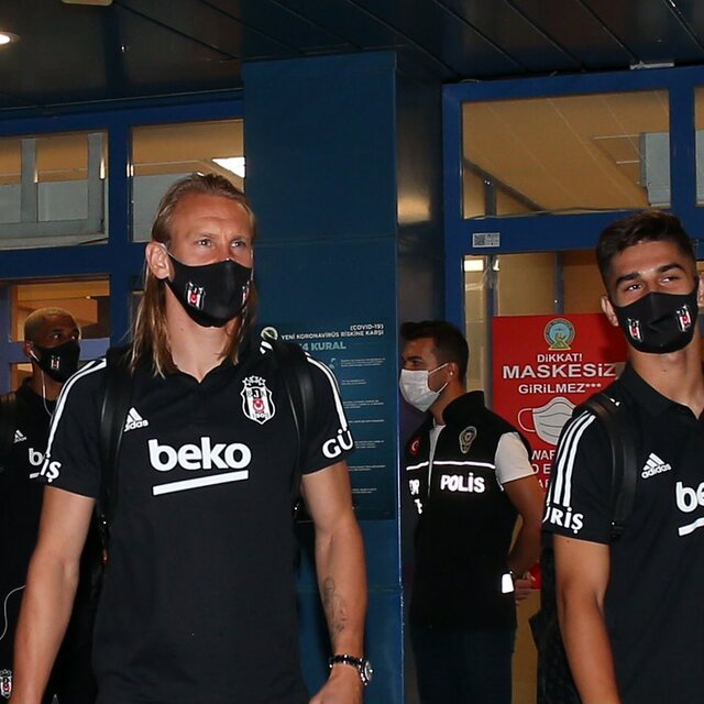 Beşiktaş kafilesi Trabzon'da