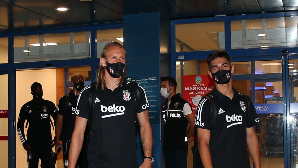 Beşiktaş kafilesi Trabzon'da