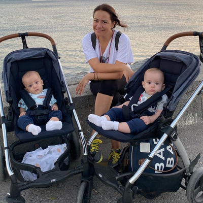 "Bebeklerimle sahile indik"