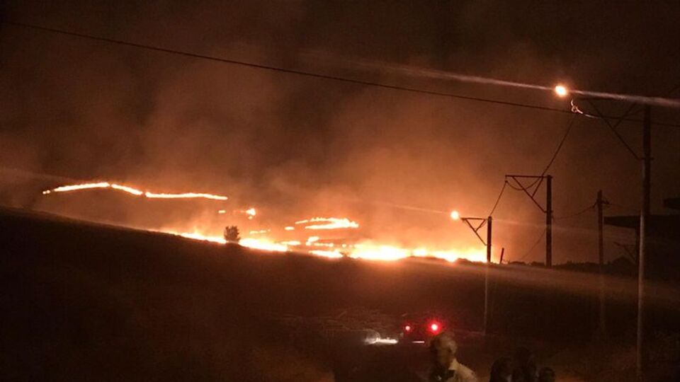 Gökçeada'da meralık alan yangını