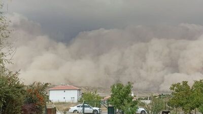 Ankara son dakika kum fırtınası!