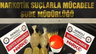 Denizli'de uyuşturucu operasyonu!