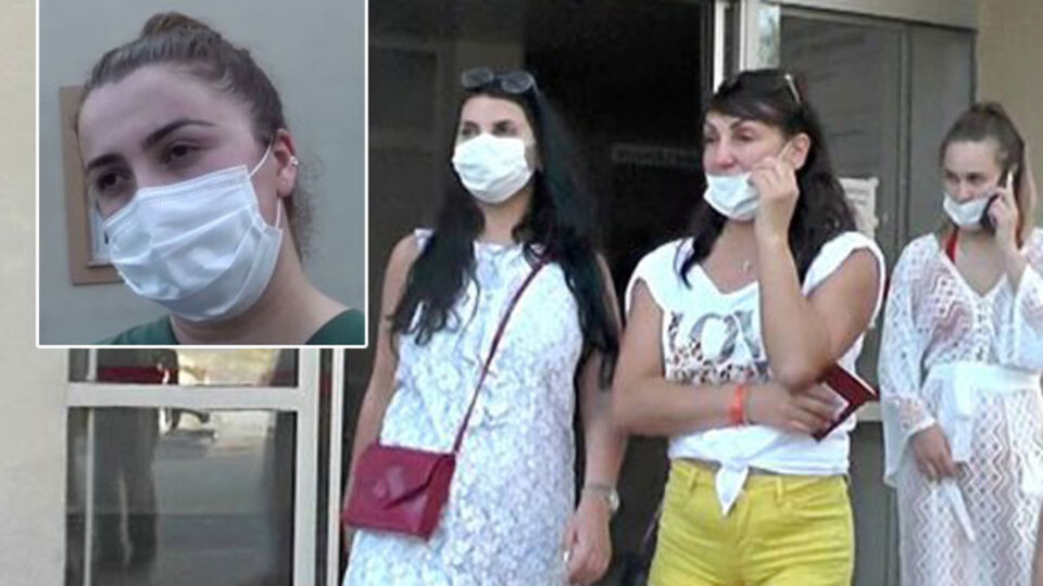 Turistlere "maske takın" diyen hemşire yüzüne terlik yedi!