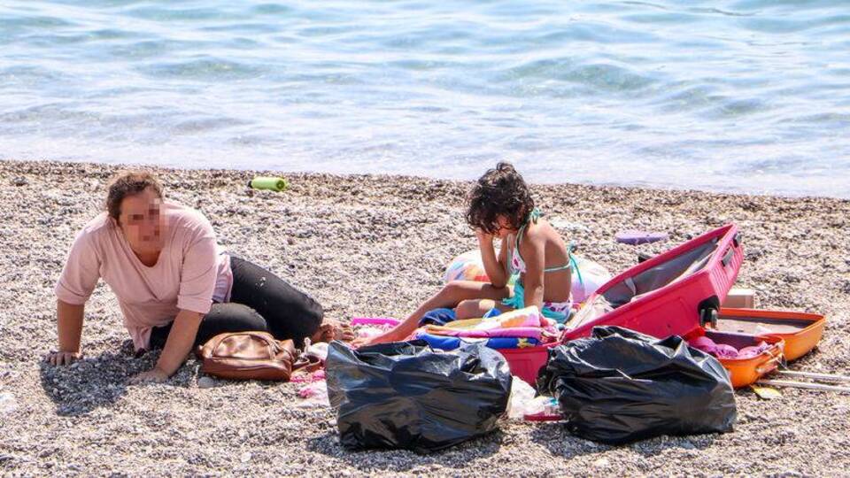 Karantinayı deldi, sahili birbirine kattı