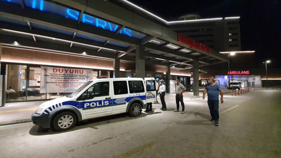 Hastanede refakatçiye silahlı tehdit