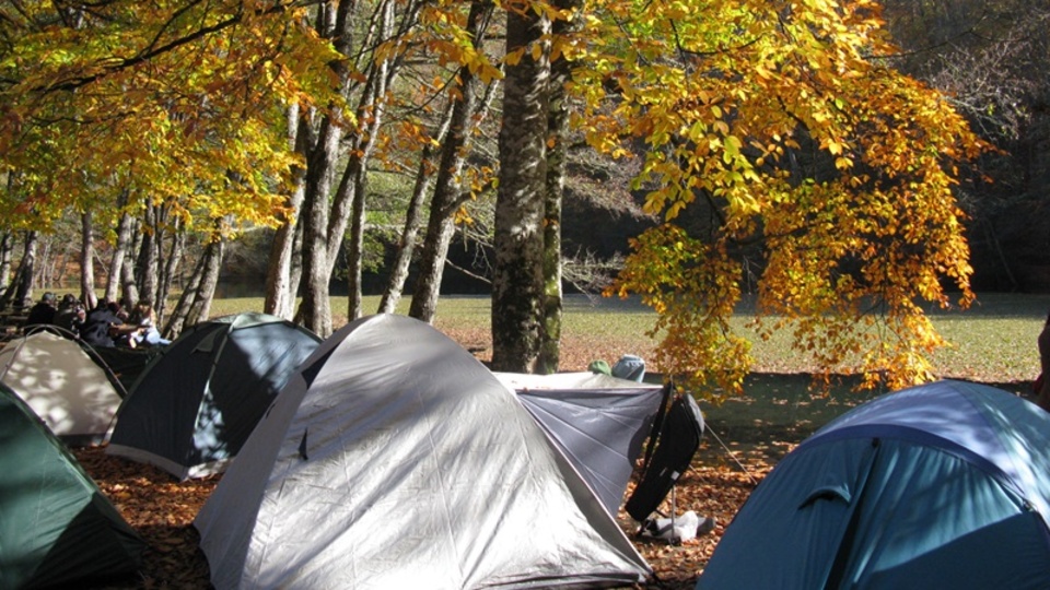 Karantinadan kaçıp, kampa gittiler