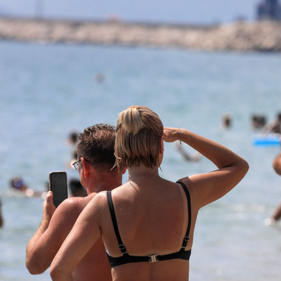 Antalya açıklarında dikkat çeken görüntü