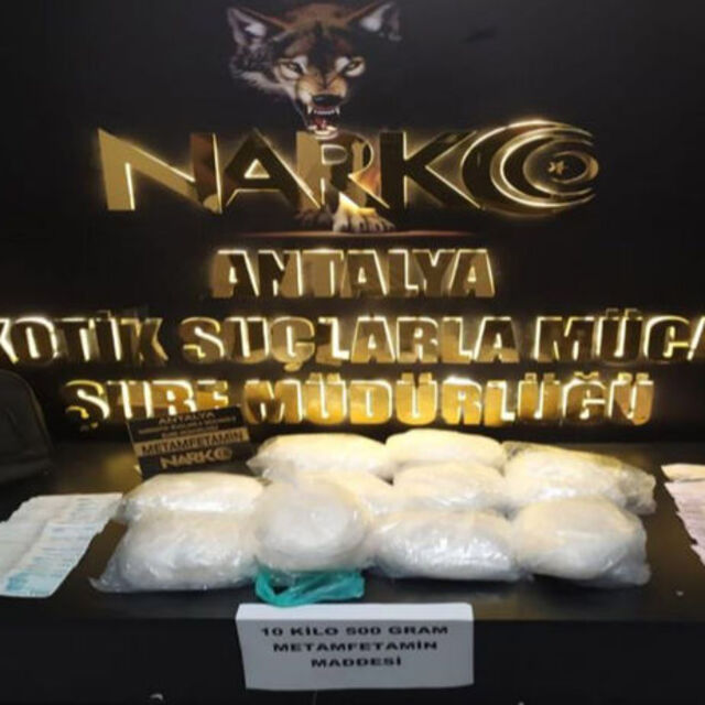 Antalya'da uyuşturucu operasyonu