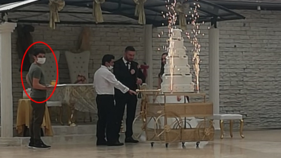 Karantinayı delip düğün salonunda çalışmış!