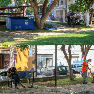 Şoke eden olay! Ölünün yanında uyudular!