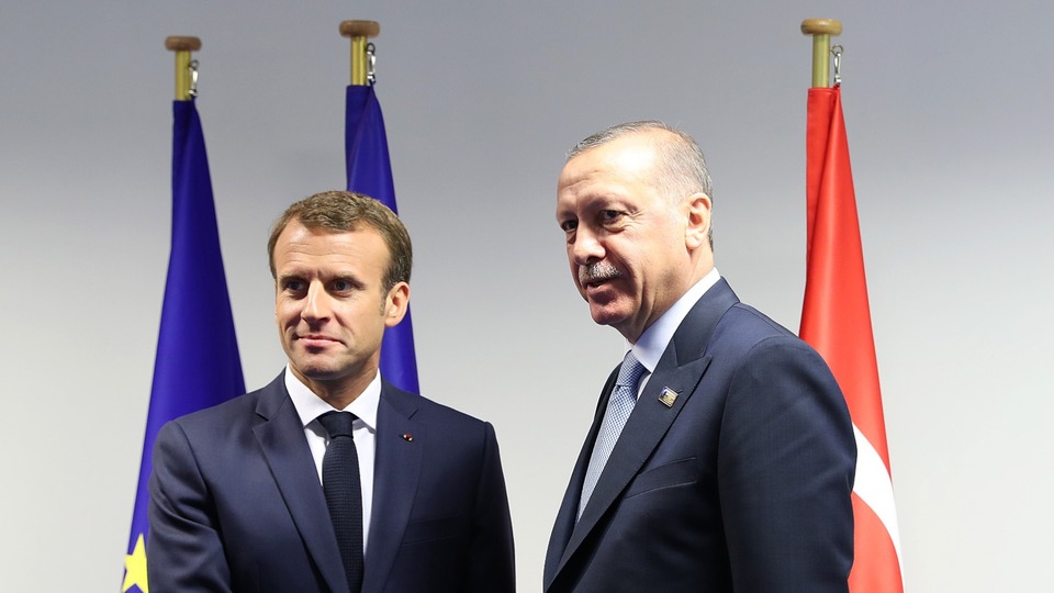 Cumhurbaşkanı Erdoğan, Macron ile görüştü!