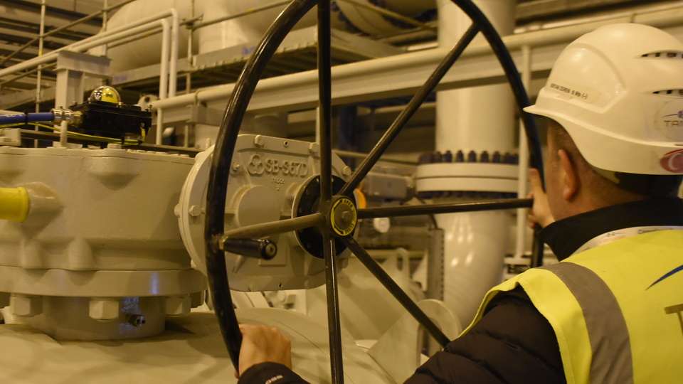 Taşınan toplam gaz miktarı açıklandı