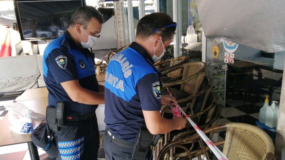 Muğla'da tedbirlere uymayan 8 işletmeye ceza