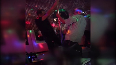 Koronayı hiçe sayıp direk dansı yaptılar!