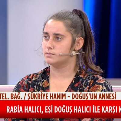 Canlı yayında çocuğunu babasına bıraktı
