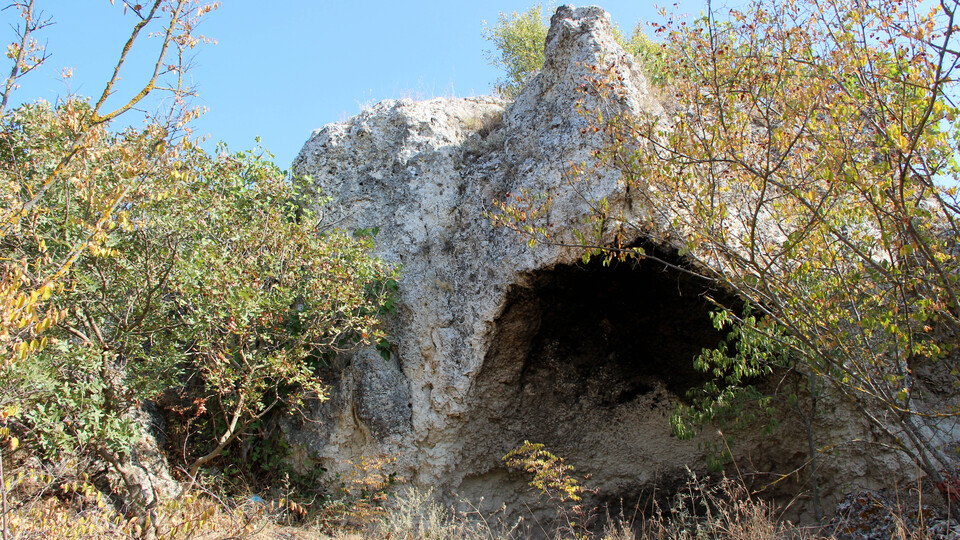 Edirne'de kaya sunağında rastlandı