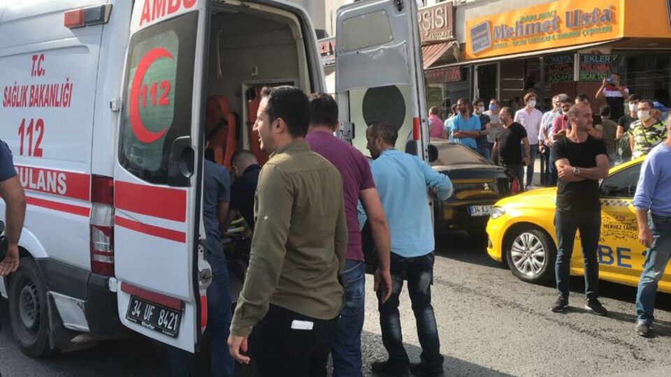 Kameraya yansıdı! Taksici kavgası! Ölüler var!