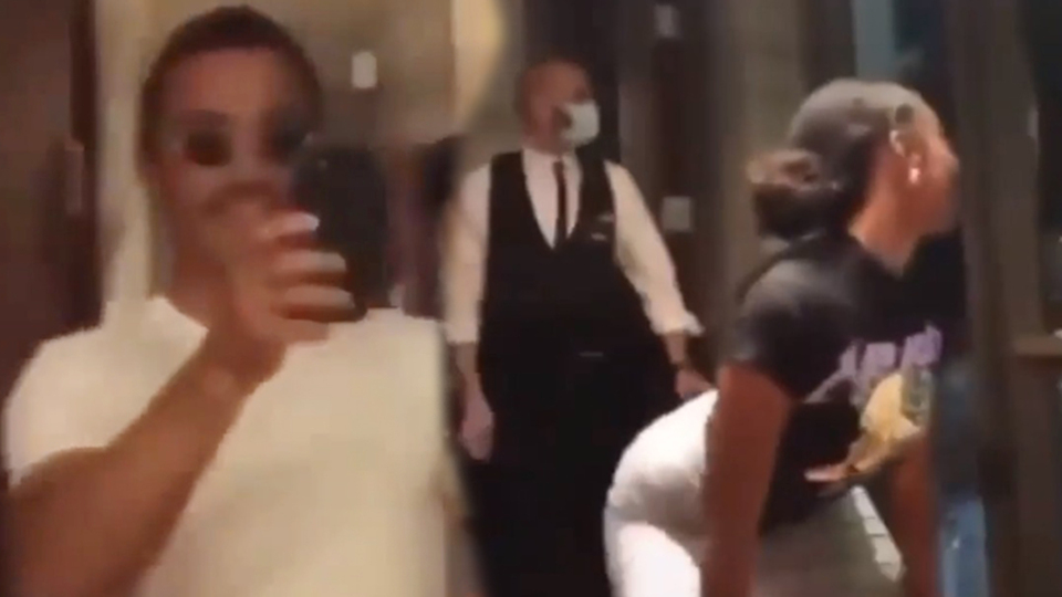 Nusret'e twerk yapan kadının sevgilisi mekanı bastı!