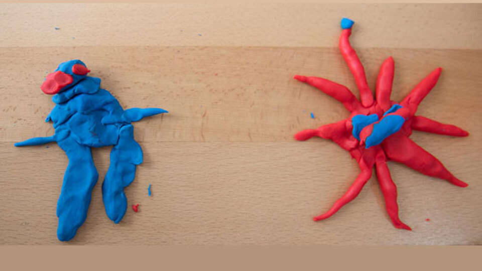 Bakan Selçuk, öğrencinin oyun hamurundan yaptığı virüsü paylaşarak uyardı