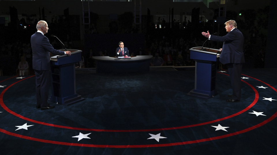 ABD'de ilk başkanlık münazarasına kaos damgası!